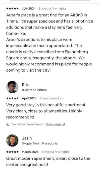 Tirana City Comfort מראה חיצוני תמונה